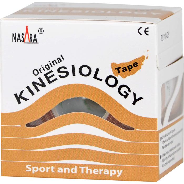 Nasara Kinesiotape 5cmx5m beige, 1 St PFL