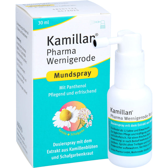 Kamillan Mundspray zum Schutz von Mundschleimhaut und Zahnfleisch, 30 ml Spray