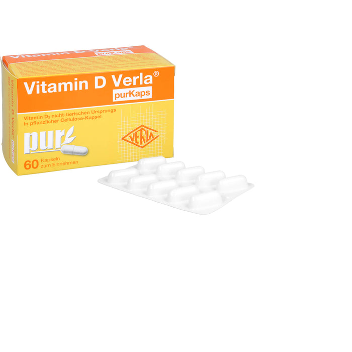 Vitamin D Verla purKaps Kapseln zum Einnehmen, 60 pcs. Capsules