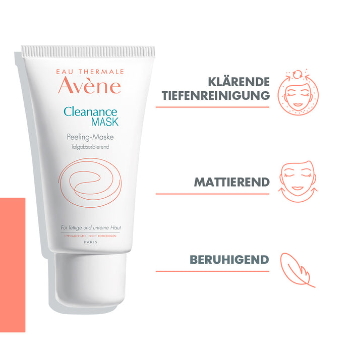 Avène Cleanance MASK Peeling-Maske, 50 ml Emulsion