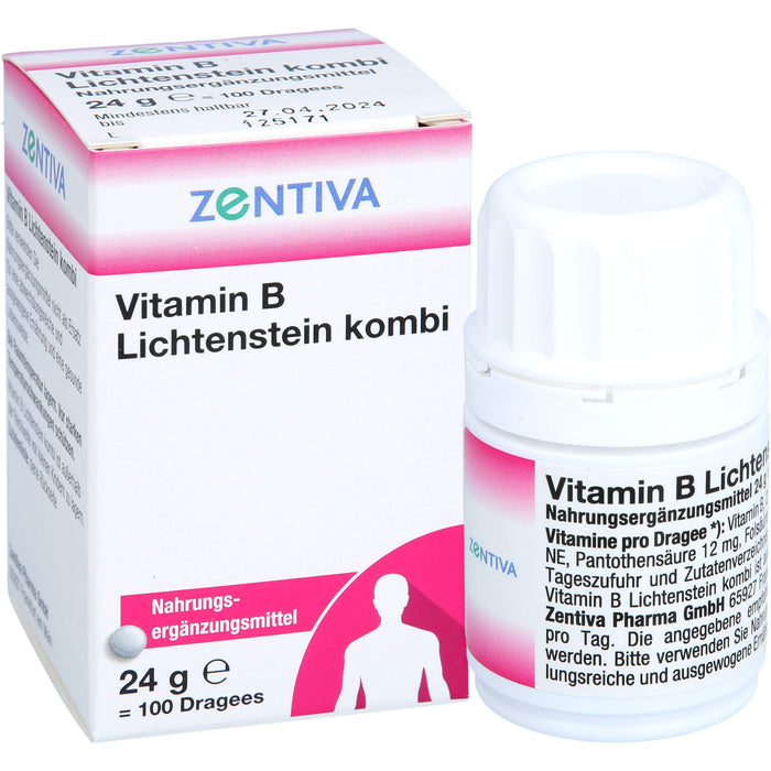 Vitamin B Lichtenstein kombi Dragees, 100 St. Tabletten