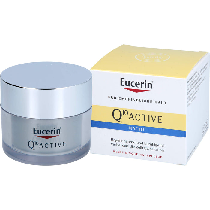 Eucerin Q10 Active Anti-Falten Nachtpflege Creme, 50 ml Crème