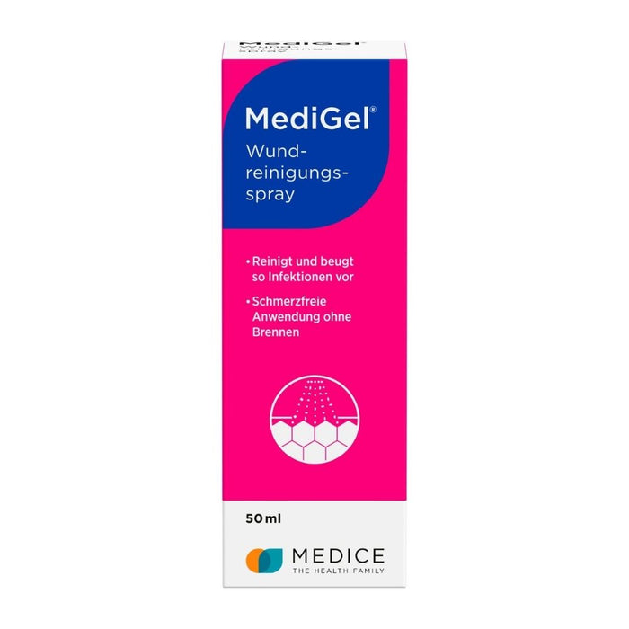 MediGel Wundreinigungsspray, 50 ml Lösung