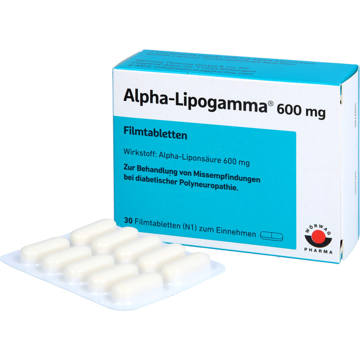 Alpha-Lipogamma 600 mg Filmtabletten, 30 St FTA