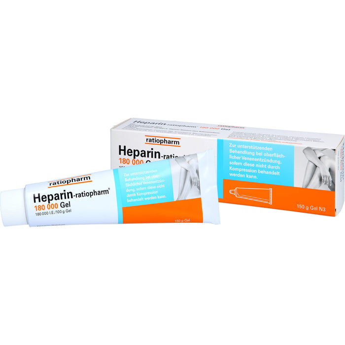 Heparin-ratiopharm 180 000 Gel, 150 g Gel