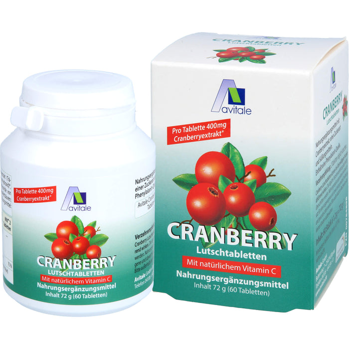 CRANBERRY Lutschtabletten, 60 St LUT