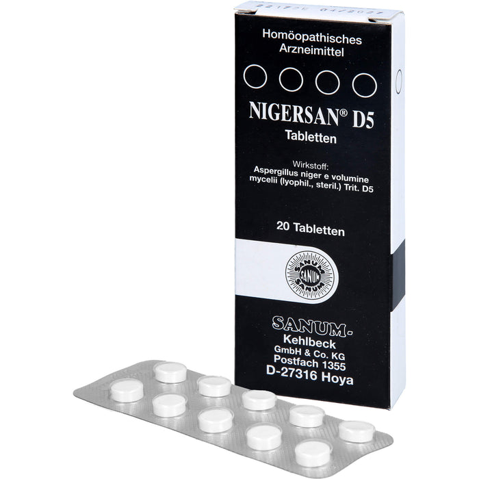 Nigersan D5 Tabletten, 20 pc Tablettes