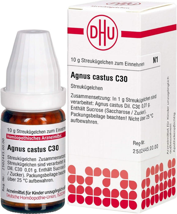 DHU Agnus castus C30 Streukügelchen, 10 g Globules
