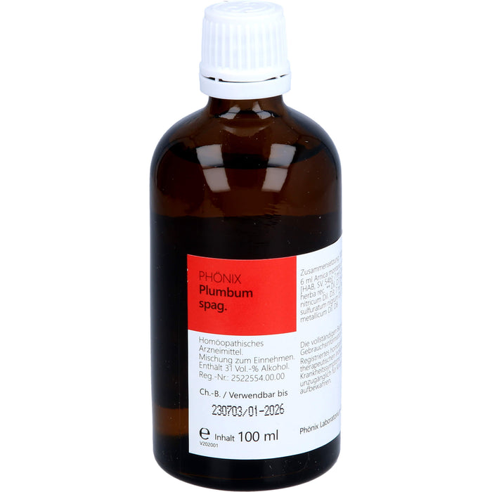 Phönix plumbum spag. Tropfen, 100 ml MIS