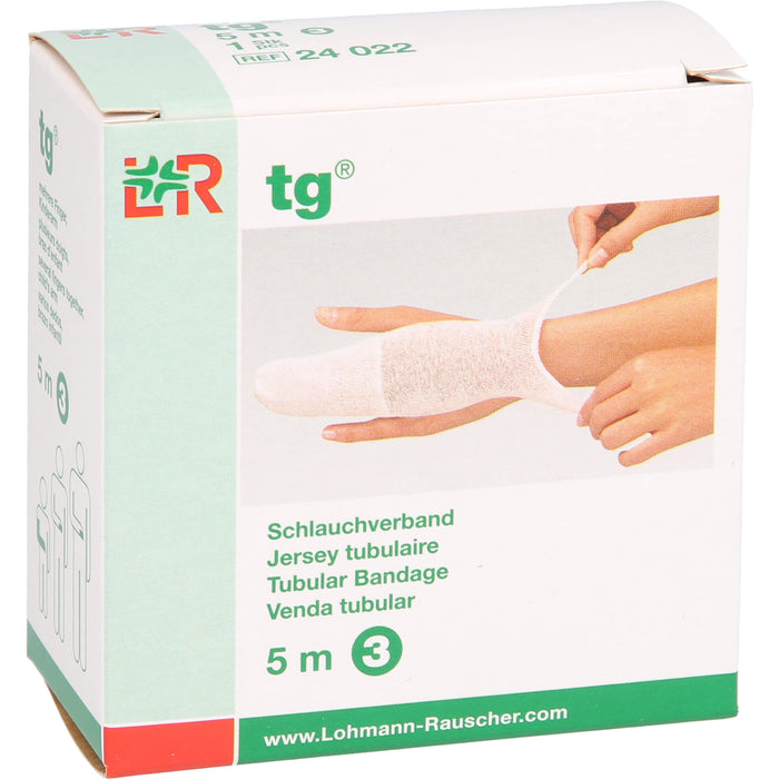 tg Schlauchverband 5 m Gr. 3 zur Fixierung von Wundauflagen, 1 pc Bandage