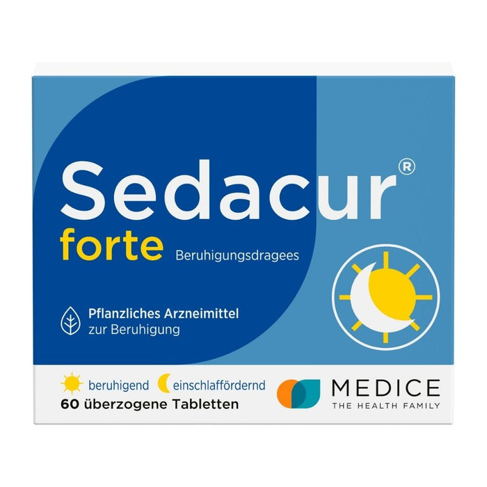 Sedacur forte Beruhigungsdragees, 60 St. Tabletten