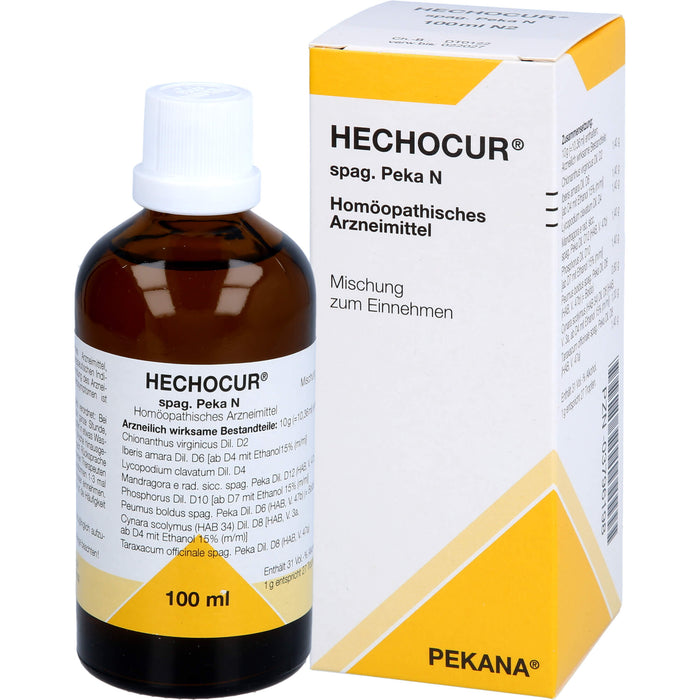 HECHOCUR spag. Peka N Tropfen, 100 ml Lösung