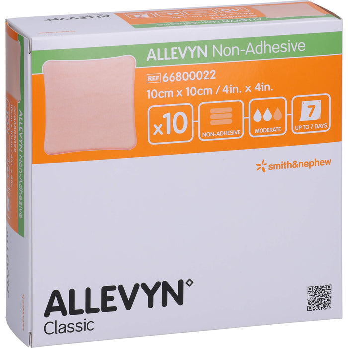 ALLEVYN non Adhesive 10x10 cm Wundverband, 10 St KOM