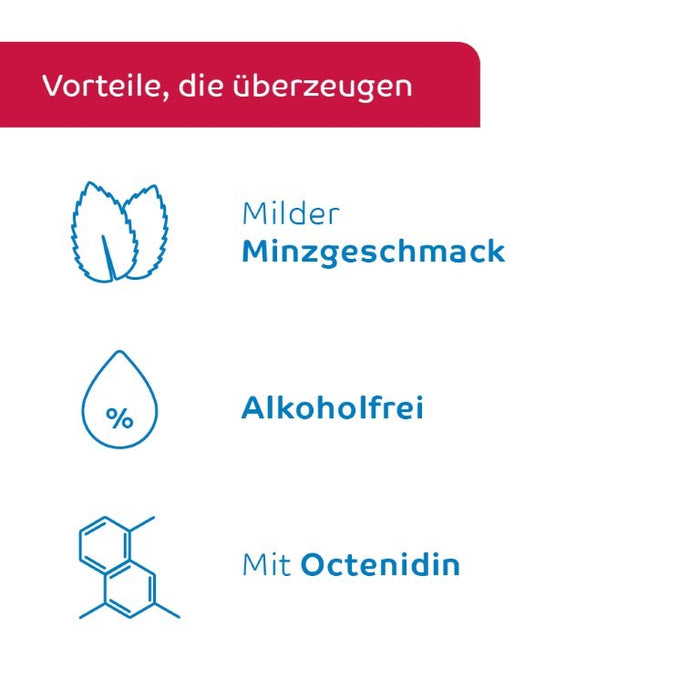 octenident Mundspüllösung - Hygienische Mundpflege für die ganze Familie, 250 ml Lösung