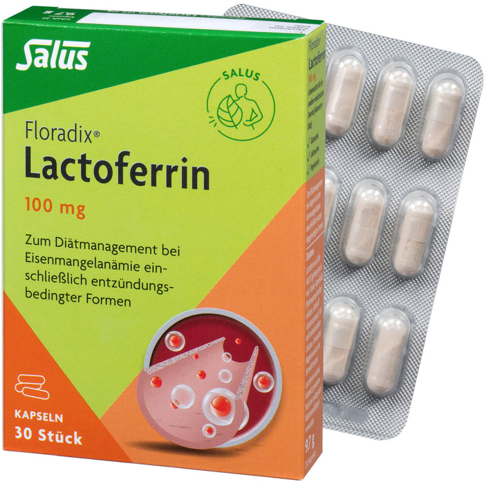 Salus Floradix Lactoferrin 100 mg Kapseln, 30 pc Capsules