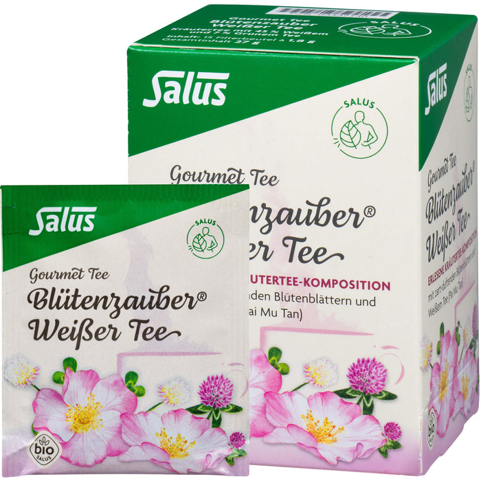 Salus Blütenzauber Weißer Tee, 15 St. Filterbeutel