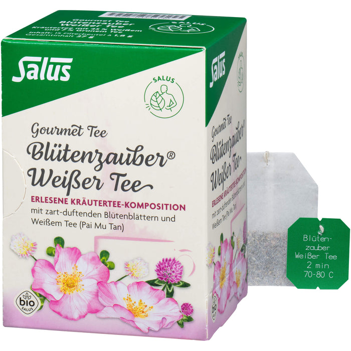 Salus Blütenzauber Weißer Tee, 15 pcs. Filter bag