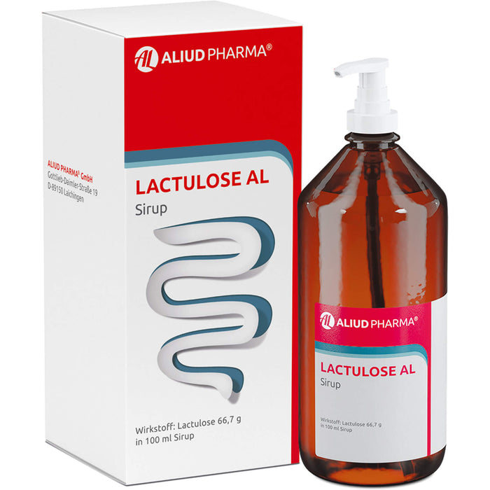 Lactulose AL Sirup bei Verstopfung, 1000 ml Solution