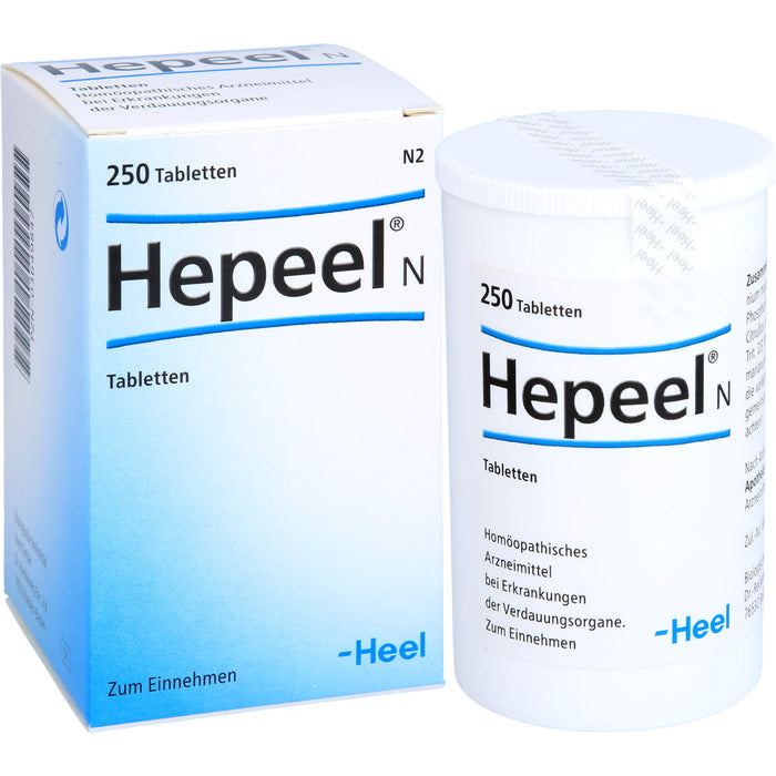 Hepeel N Tabletten bei Erkrankungen der Verdauungsorgane, 250 St. Tabletten