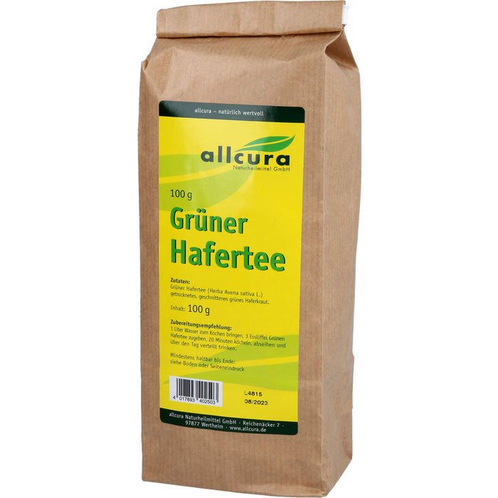 allcura Grüner Hafertee, 100 g Thé