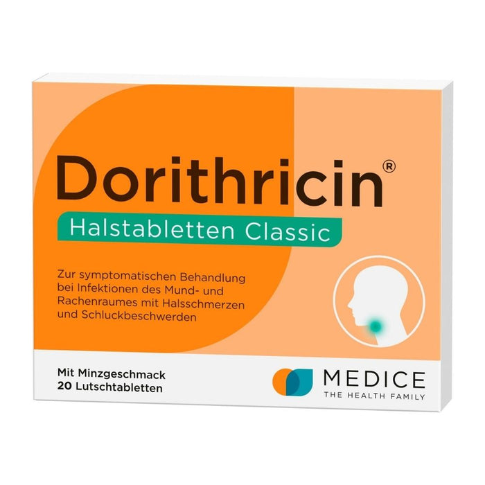 Dorithricin Halstabletten Classic, 20 pcs. Tablets