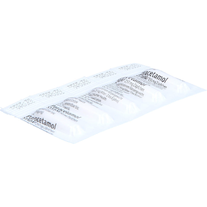 Paracetamol STADA 250 mg Zäpfchen, 10 pcs. Suppositories