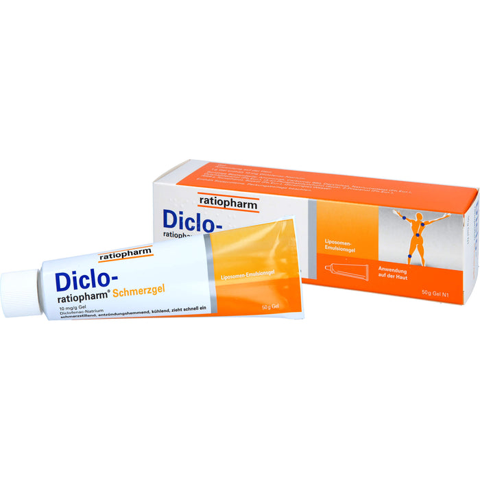 Diclo-ratiopharm Schmerzgel, 50 g Gel