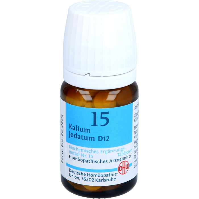 DHU Schüßler-Salz Nr. 15 Kalium jodatum D12 Tabletten, 80 pc Tablettes