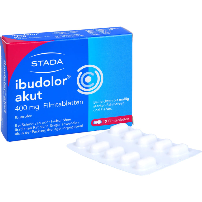 ibudolor akut 400 mg Filmtabletten, 10 pc Tablettes