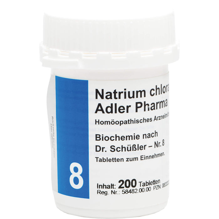 Biochemie Adler 8 Natrium chloratum D6 Tbl., 200 St TAB