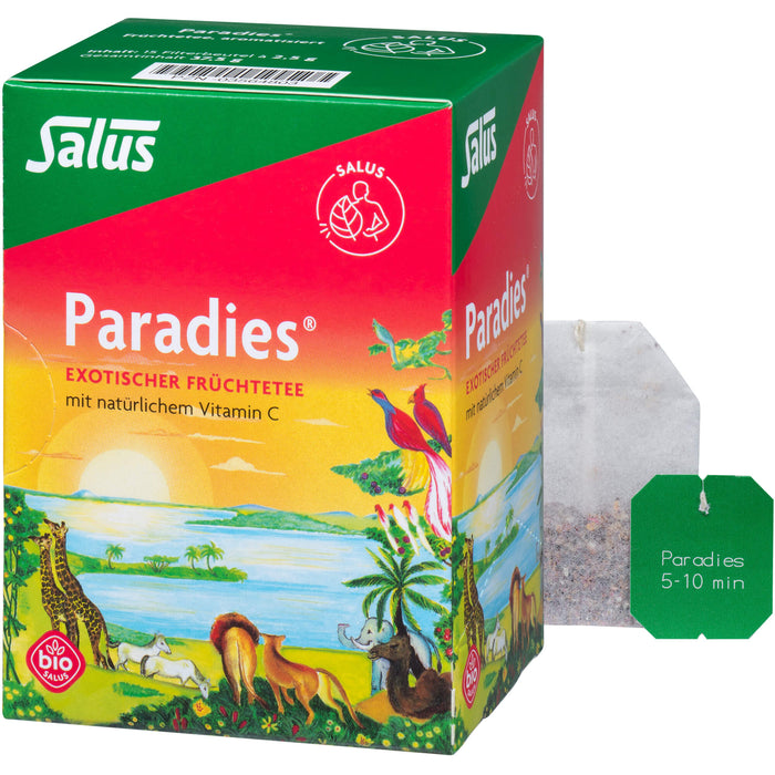 Salus Paradies Vitamin C Früchtetee, 15 pc Sac filtrant