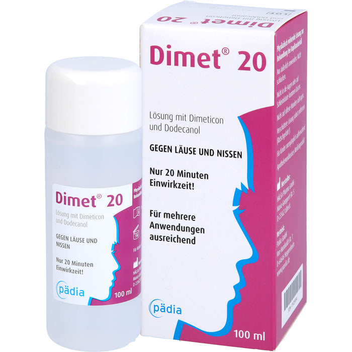 Dimet 20 Lösung gegen Läuse und Nissen, 100 ml Solution