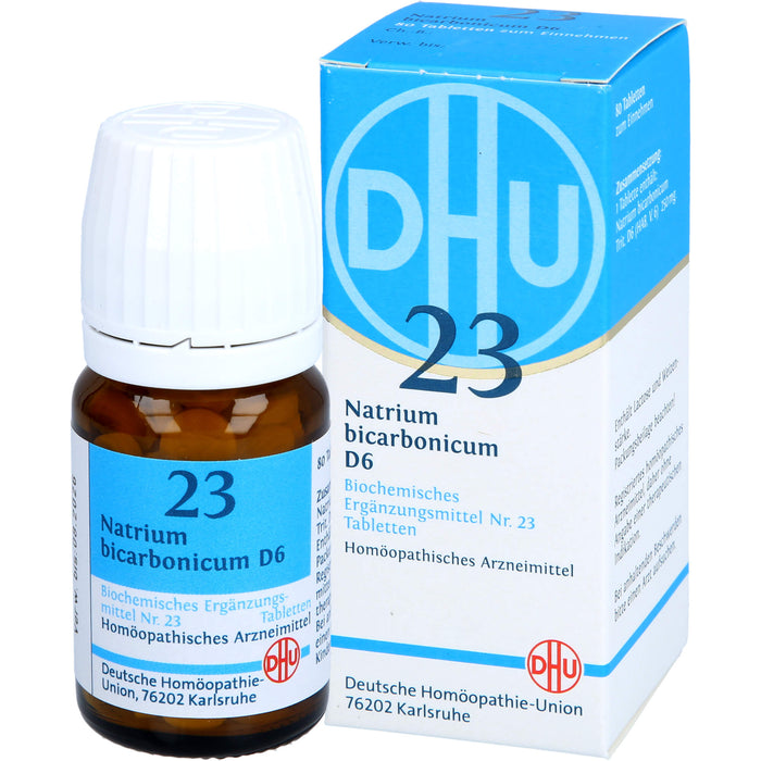 DHU Schüßler-Salz Nr. 23 Natrium bicarbonicum D6 Tabletten, 80 St. Tabletten