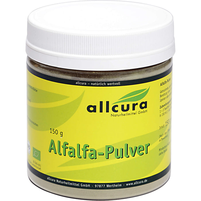 allcura Alfalfa-Pulver, 150 g Powder