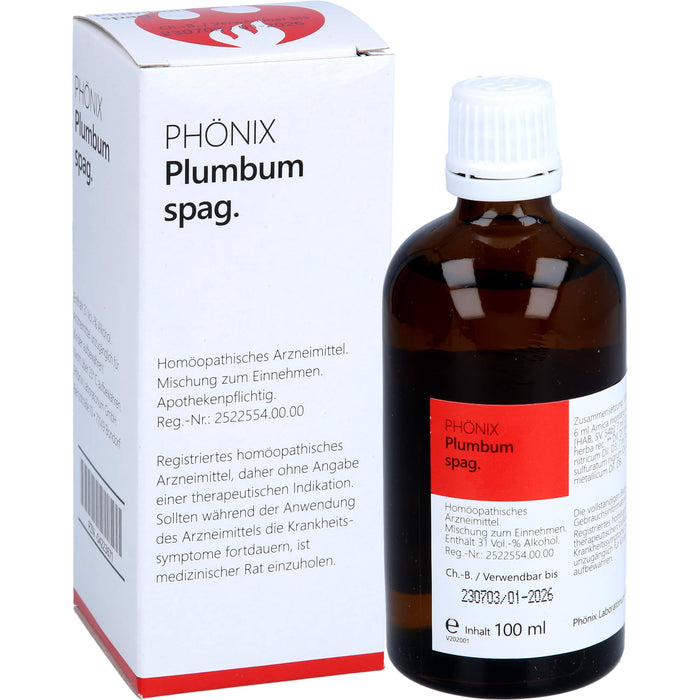 Phönix plumbum spag. Tropfen, 100 ml MIS