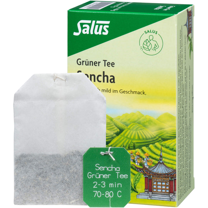 Salus Grüner Tee Sencha, 15 St. Filterbeutel