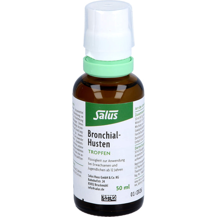 Salus Bronchial-Husten-Tropfen zur Unterstützung der Schleimlösung, 50 ml Solution