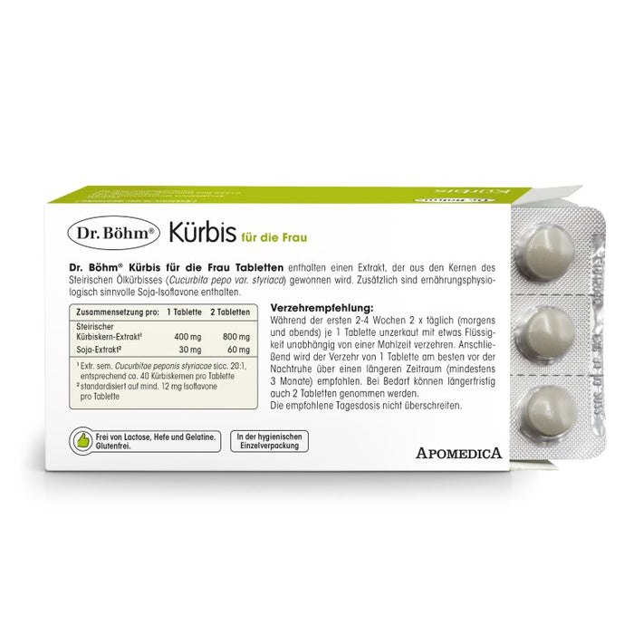 Dr Böhm Kürbis für die Frau Tabletten, 60 St. Tabletten