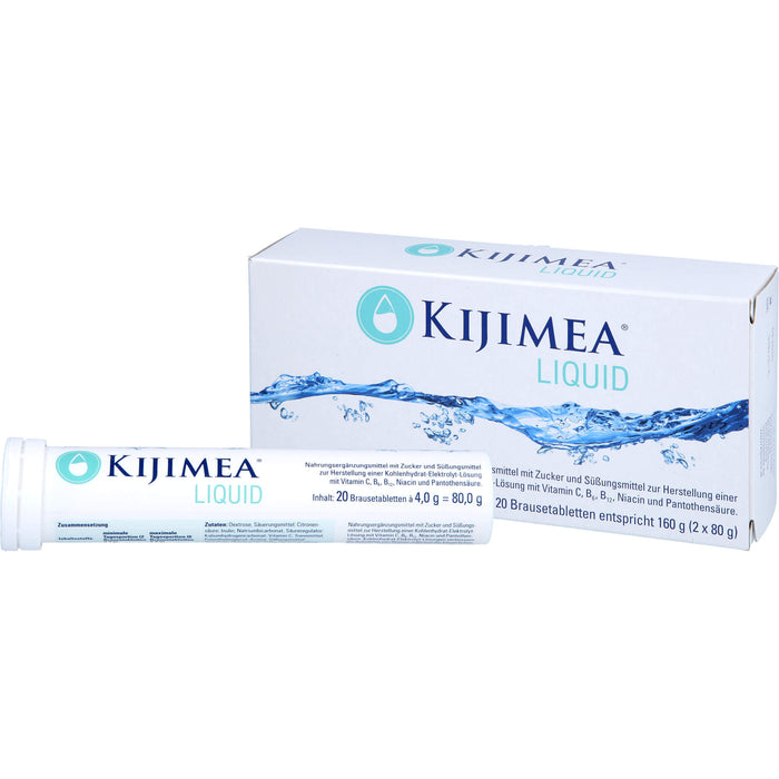 KIJIMEA Liquid Brausetabletten, 40 pc Tablettes