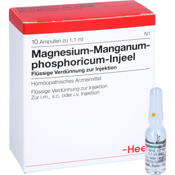 Heel Magnesium Manganum phosphoricum Injeel flüssige Verdünnung, 10 St. Ampullen