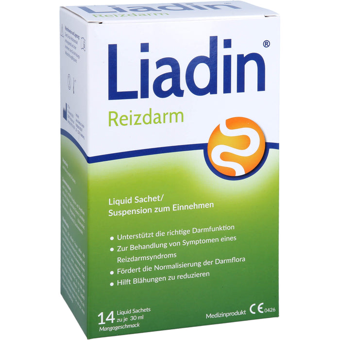 Liadin Reizdarm Suspension zur Behandlung von Symptomen eines Reizdarmsyndroms und zur Förderung der Normalisierung der Darmflora, 14 pcs. Solution