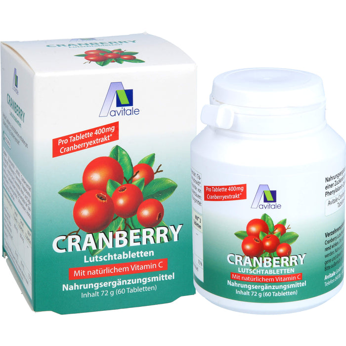 CRANBERRY Lutschtabletten, 60 St LUT