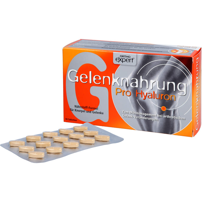 Orthoexpert Gelenknahrung Pro Hyaluron Tabletten für Knorpel und Gelenke, 90 pcs. Tablets