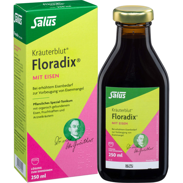 Floradix mit Eisen Lösung, 250 ml Lösung