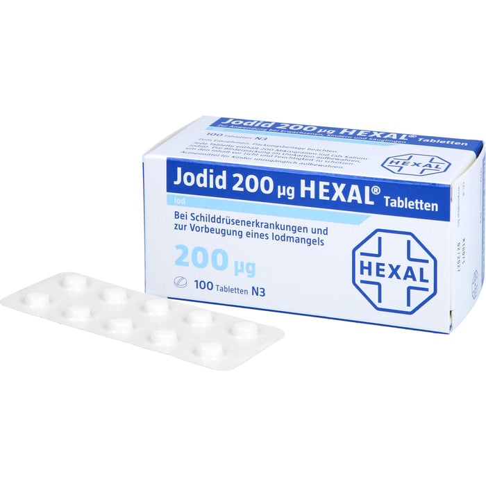 Jodid 200 µg HEXAL Tabletten, 100 pcs. Tablets