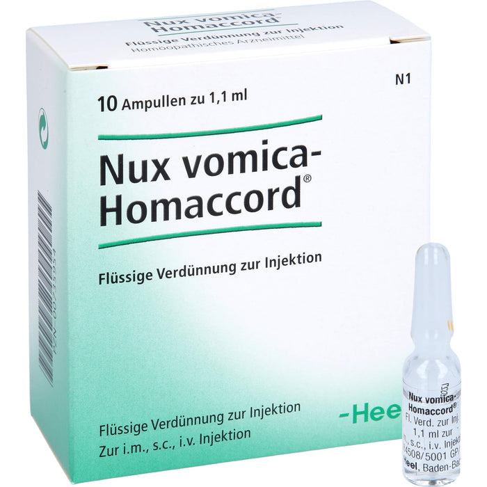 Nux vomica-Homaccord Inj.-Lsg., 10 pcs. Ampoules