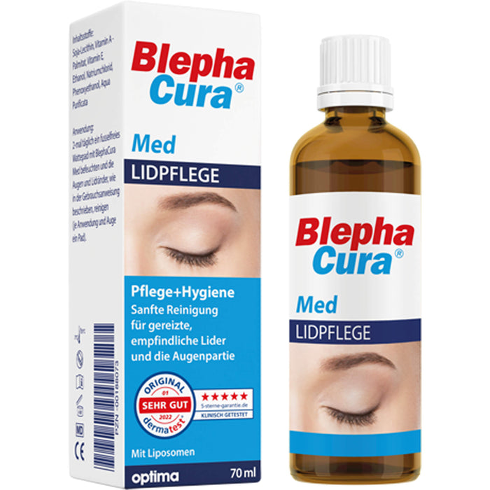 BlephaCura Lidhygiene, liposomale Suspension zur Linderung von Lidrandentzündungen und zur täglichen Lidrandpflege, 70 ml Solution