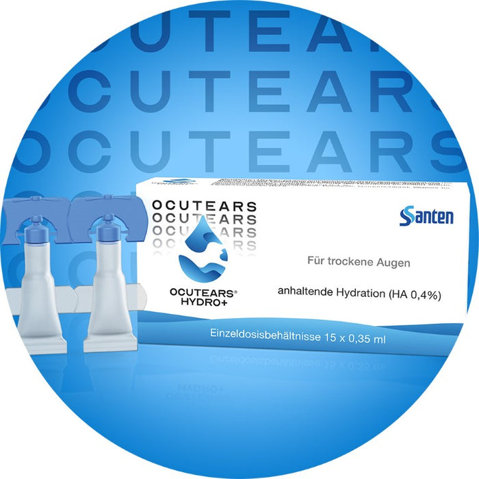 Ocutears HYDRO+ - Augentropfen bei Trockenen Augen mit Hyaluronsäure, 15 pc Pipettes à dose unique