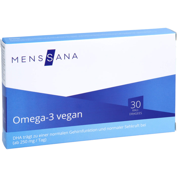 Omega-3 vegan MensSana, 30 St KDA