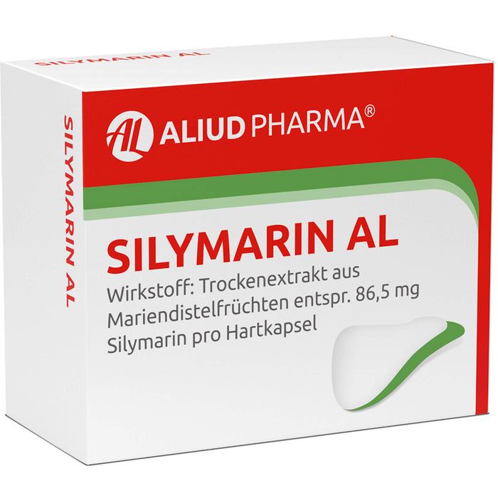 Silymarin AL Hartkapseln bei Lebererkrankungen, 30 pc Capsules